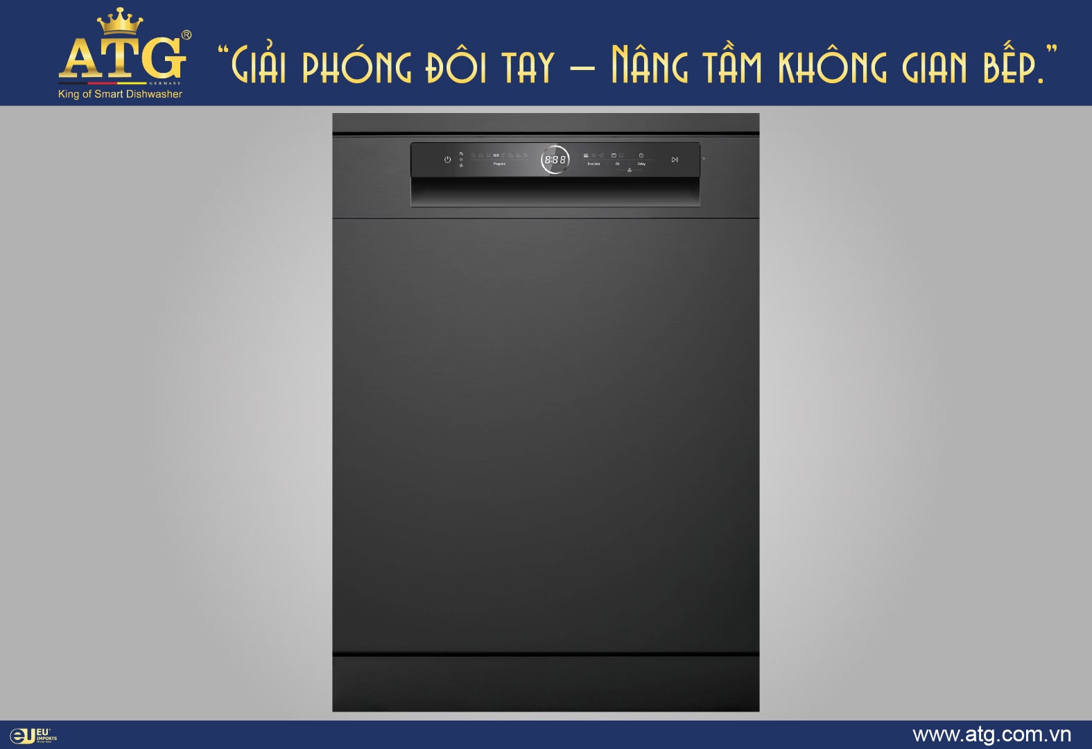 Máy Rửa Bát Cao Cấp ATG - SMS 88TI36ED Seri 8